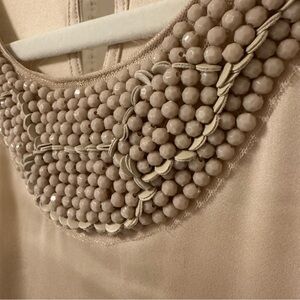 Rare find! Vintage! The Limited Cream Beaded Blouse